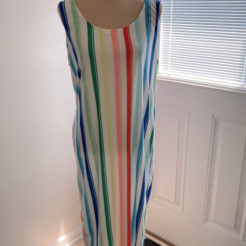 NWT Rouge rainbow striped dress